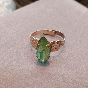 Stunning Green Gemstone Ring